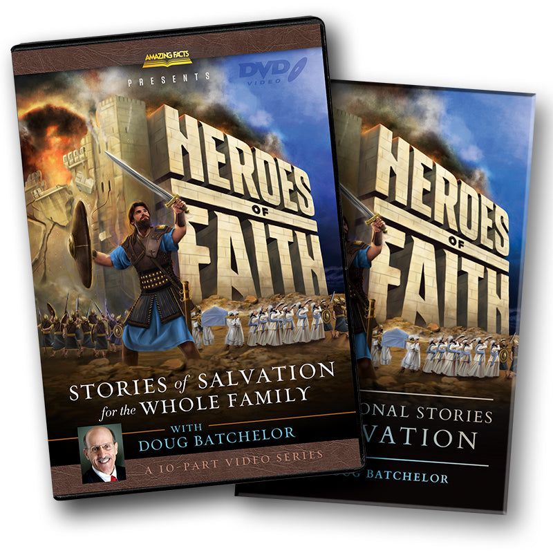 Heroes of Faith: Inspirational Stories of Salvation DVD and Book Set