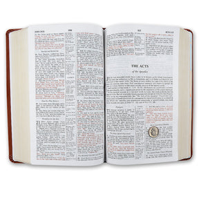 ONE-OF-A-KIND DEAL ~ NKJV Prophecy Study Bible (Navy Leathersoft) by Amazing Facts