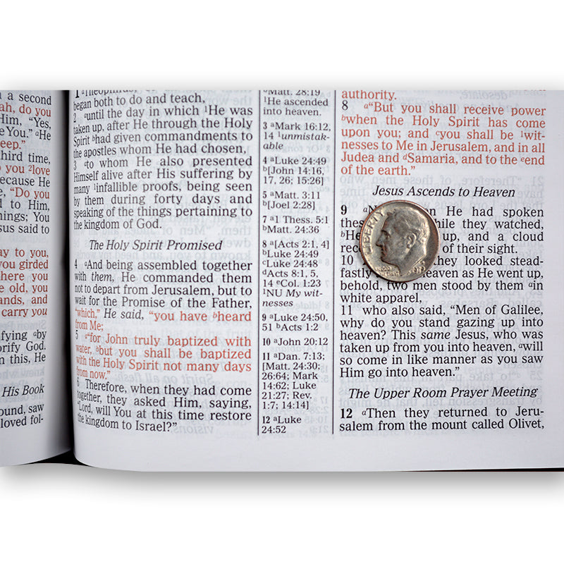 NKJV Prophecy Study Bible (Navy Leathersoft) by Amazing Facts