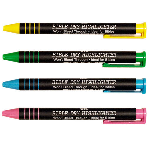 Bible Dry Highlighter Set by Spring Arbor